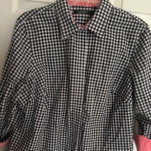 Ralph Lauren Lauren L/S Collared Checkered Shirt Size 1X